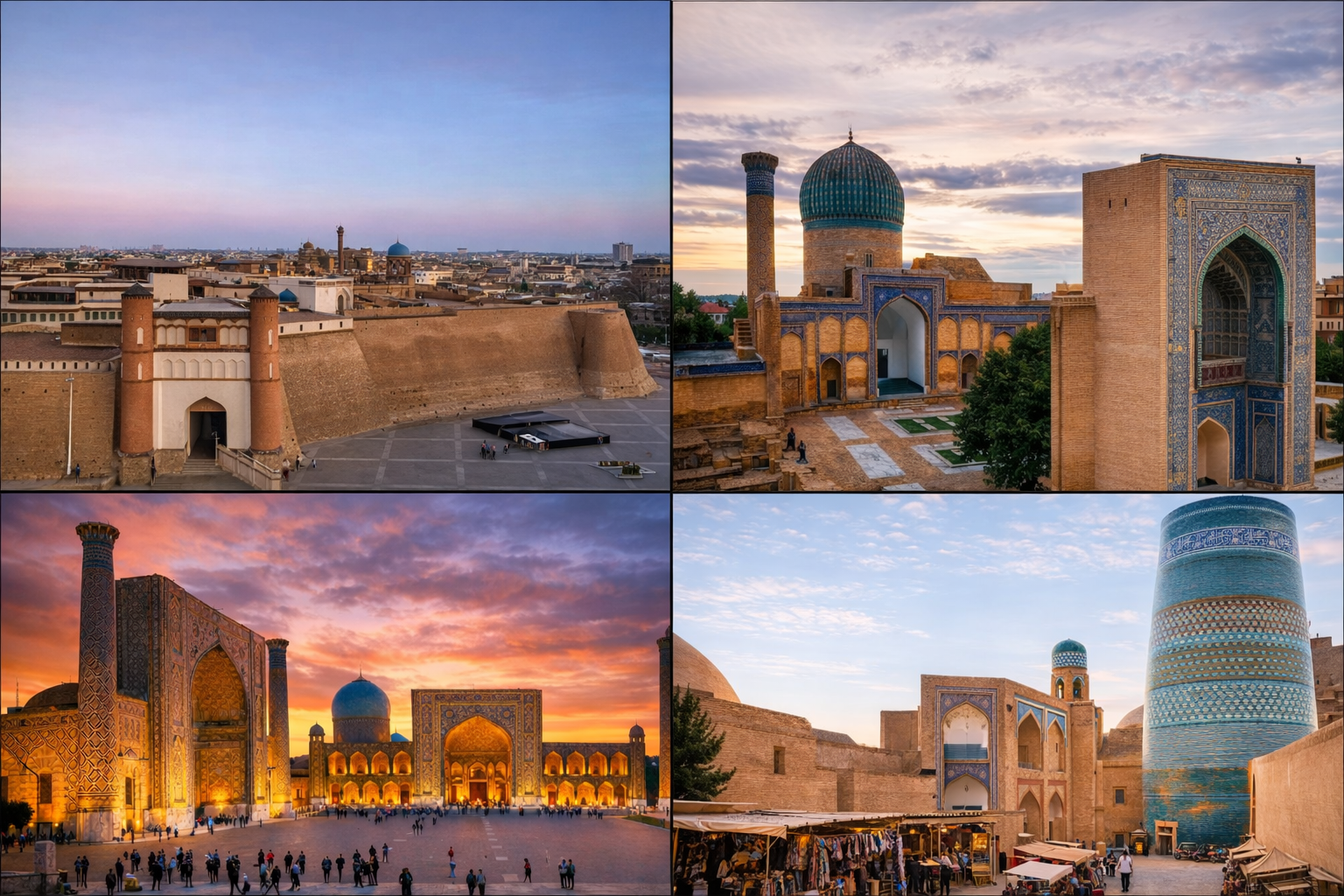 Bukhara and Samarkand from Tashkent: 4-Day Complete Tour