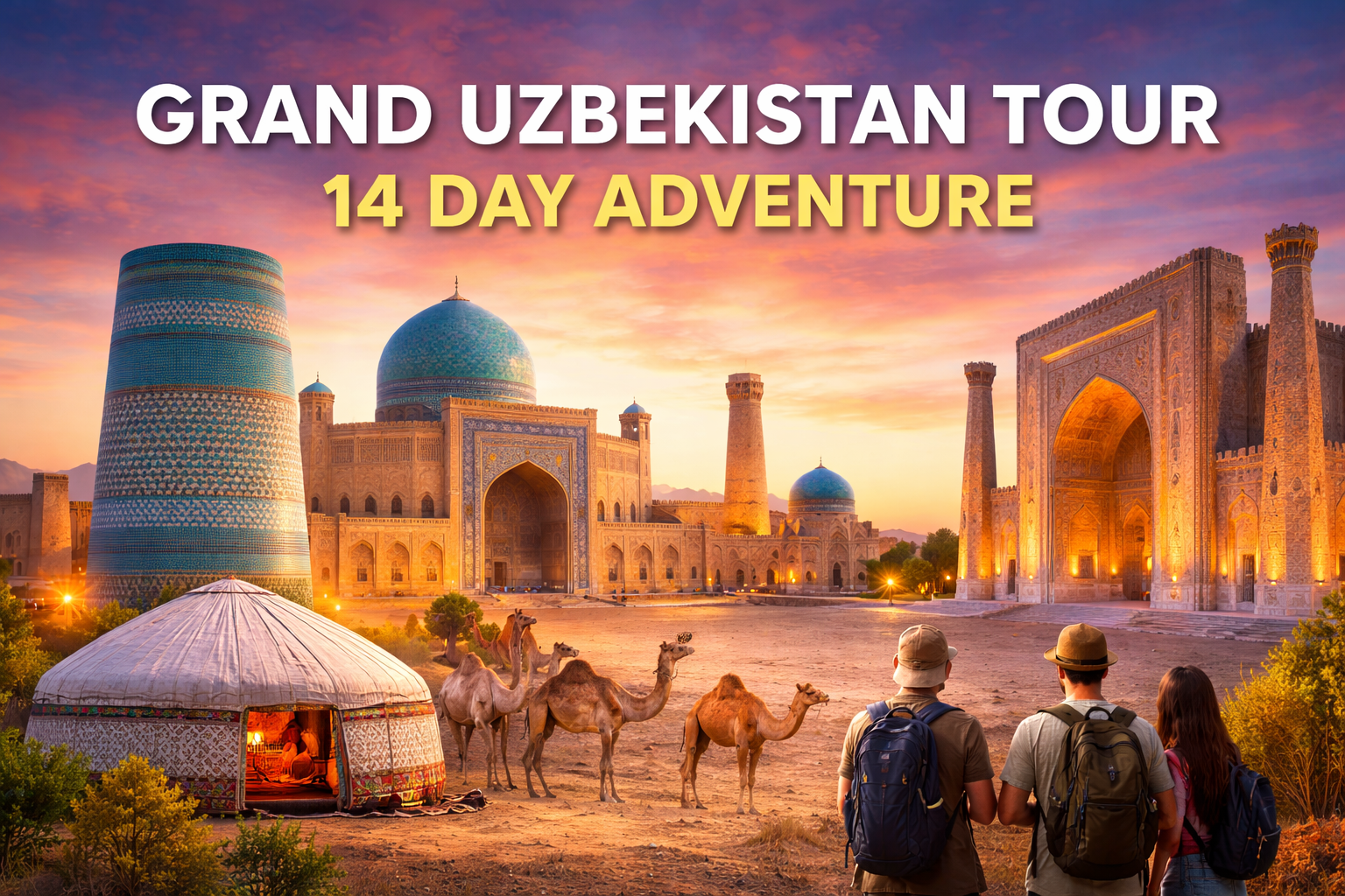 Grand Uzbekistan Tour: 14 Days Across the Silk Road